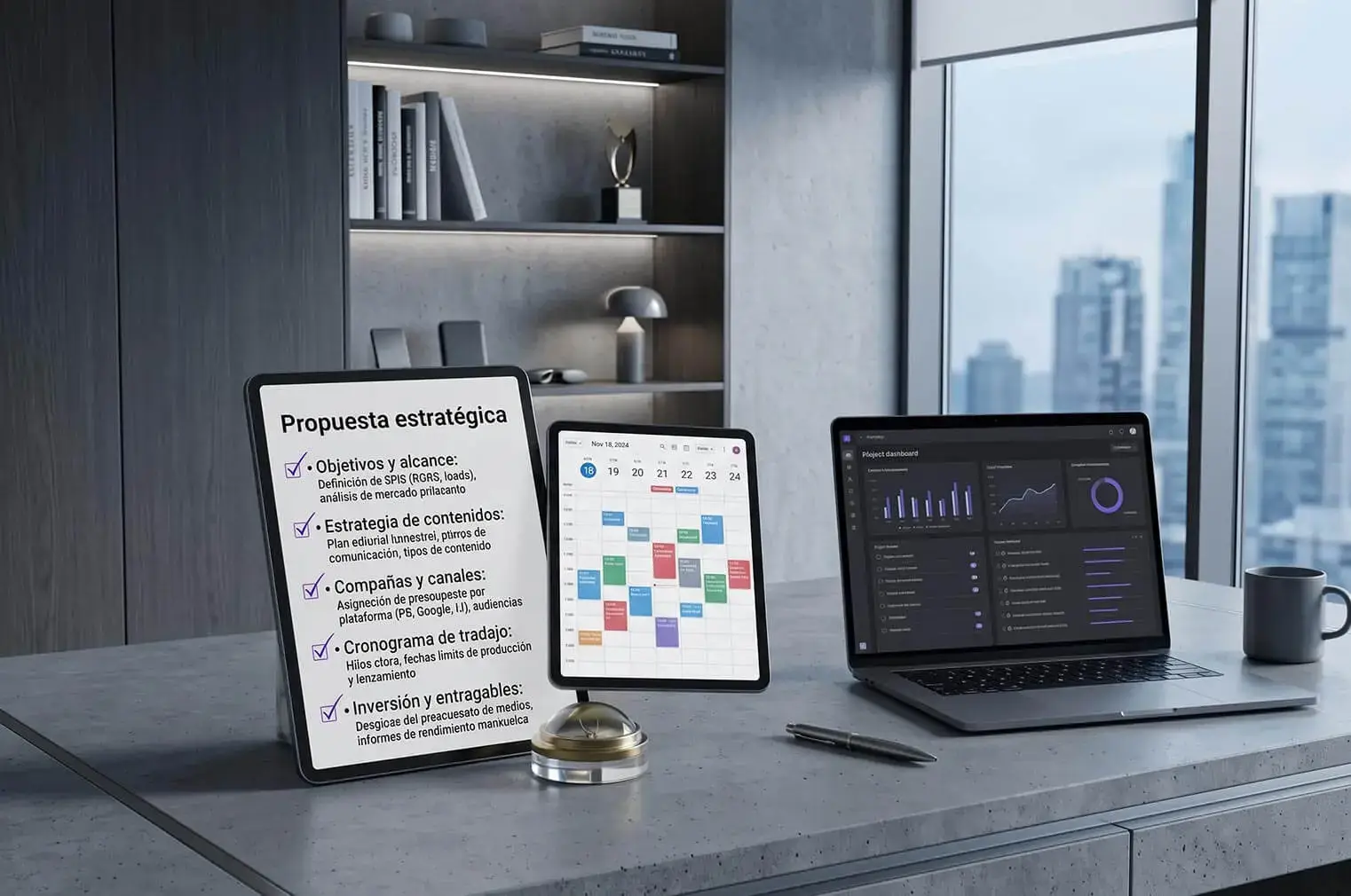 Propuesta, calendario y planeación de una estrategia digital