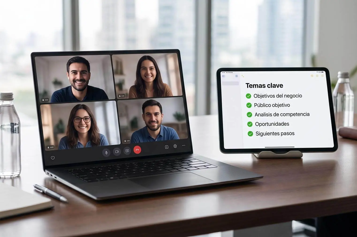 Videollamada y diagnóstico para conocer los objetivos del negocio